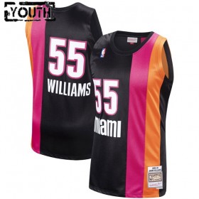 Dres Miami Heat Jason Williams 55 Mitchell Ness 2005-2006 Hardwood Classics Swingman - Dječji